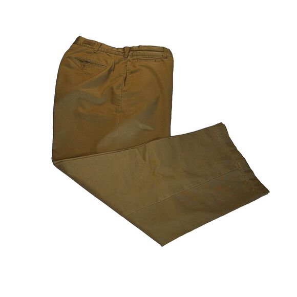 C. C. Filson Co 14015 Men's Cotton Khaki Brown Flat Front Pants Size 35x29 - Picture 3 of 11